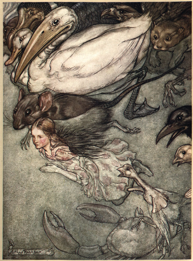 Arthur Rackham Alice In Wonderland Illustrations