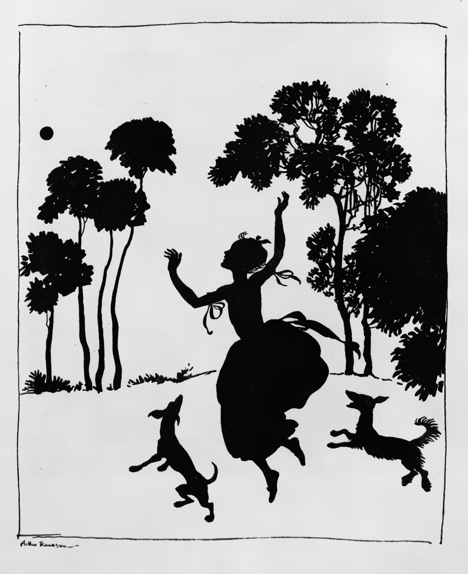 Arthur Rackham Cinderella Silhouettes
