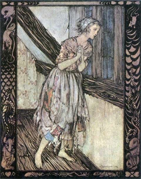 Arthur Rackham Cinderella Silhouettes