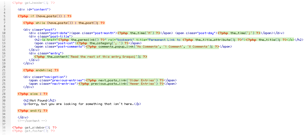 Comments.php Wordpress Template