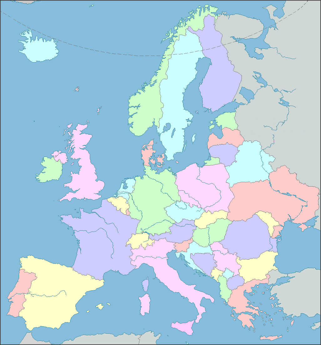 Europe Countries And Capitals Map Game