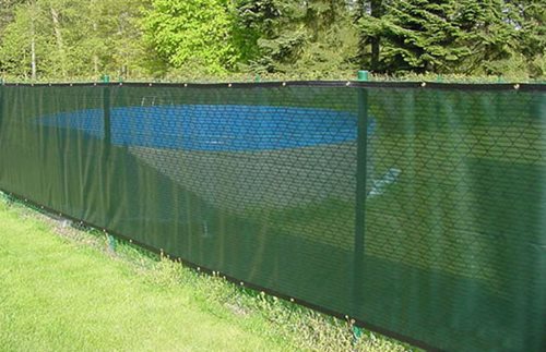 Green Privacy Fence Screen