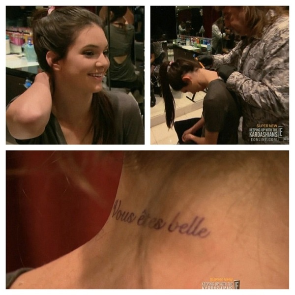 Kendall Jenner Tattoo Meaning