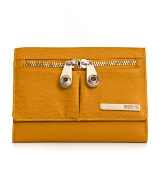 Kenneth Cole Reaction Wallet Button Up Flap Indexer