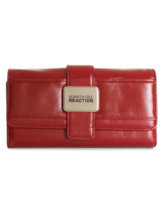 Kenneth Cole Reaction Wallet Button Up Flap Indexer