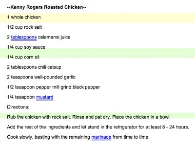 Kenny Rogers Roasters Chicken Recipe