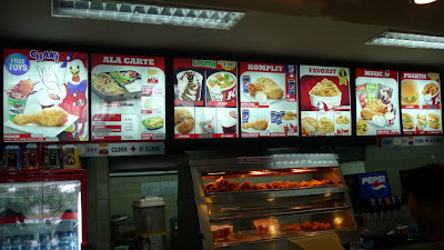 Kentucky Fried Chicken Menu Prices Indonesia
