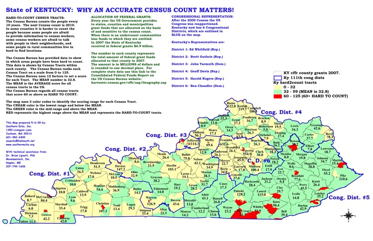 Kentucky Map Cities Counties