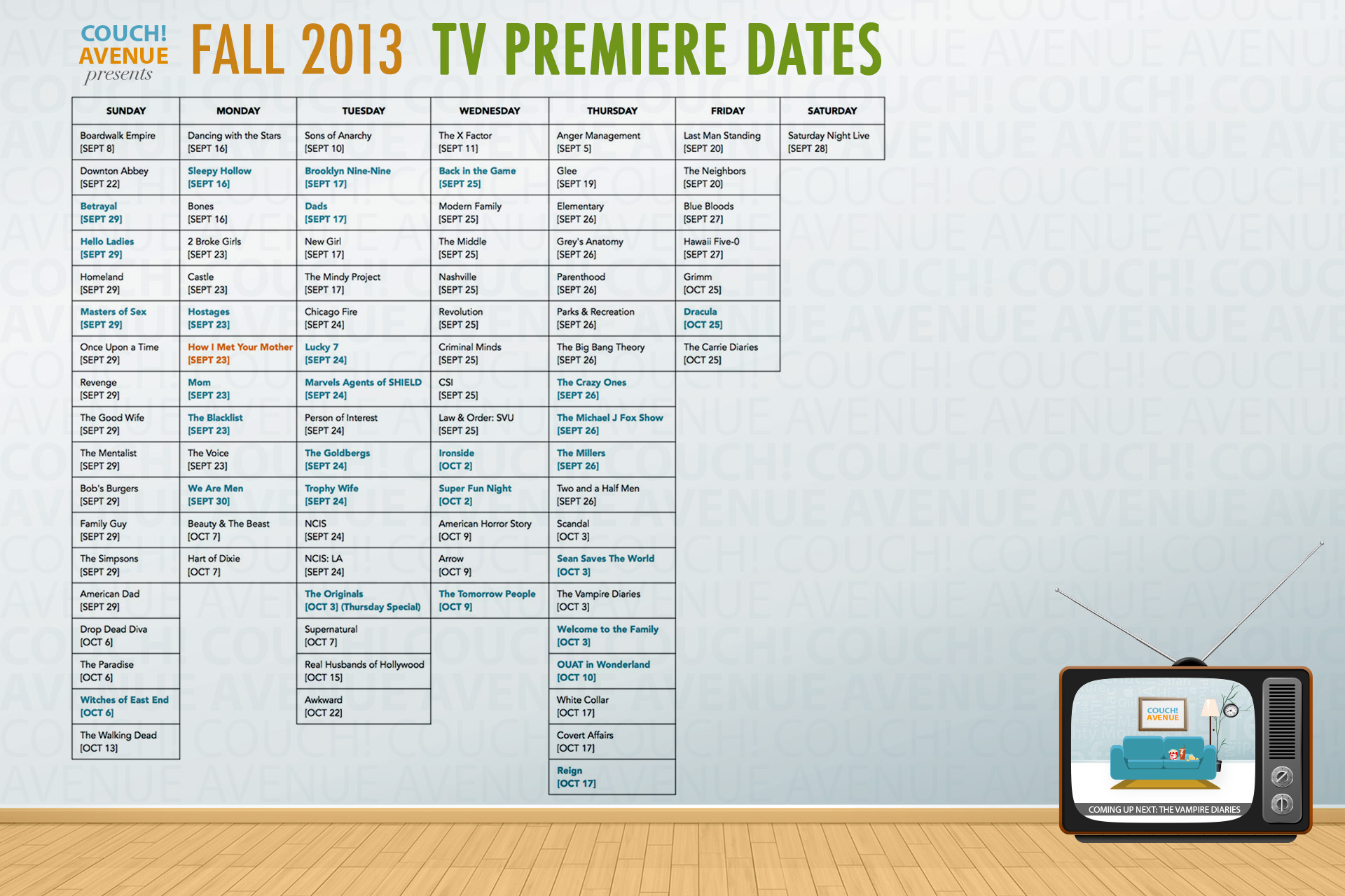 List Of New Tv Shows 2013