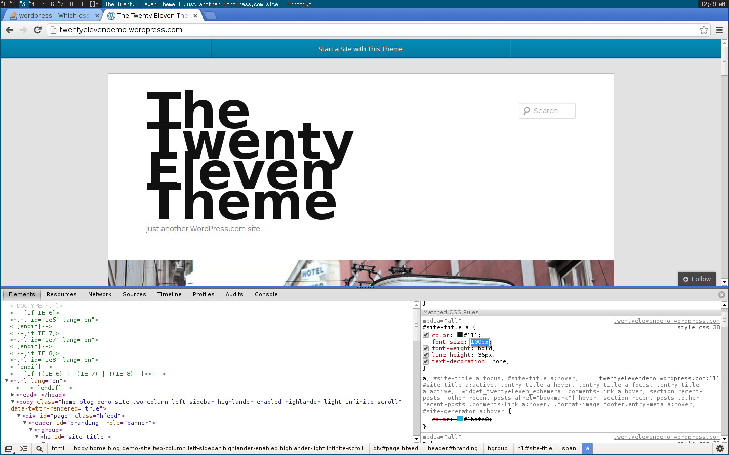 Style.css Wordpress