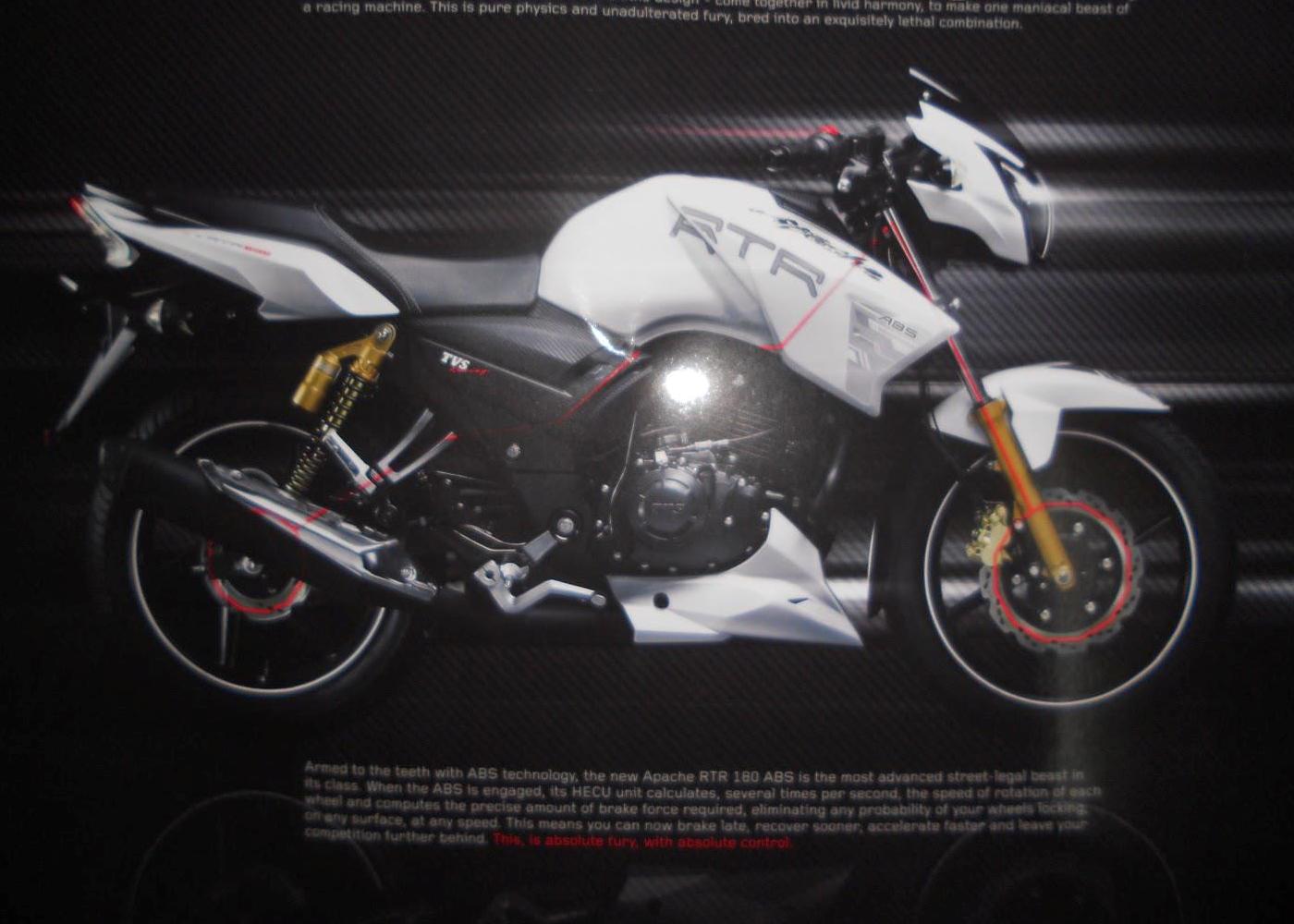 Tvs Apache 180 Abs New Model
