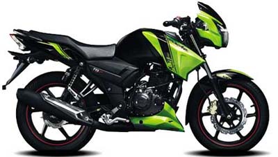 Tvs Apache Rtr 160 Hyper Edge Yellow Colour