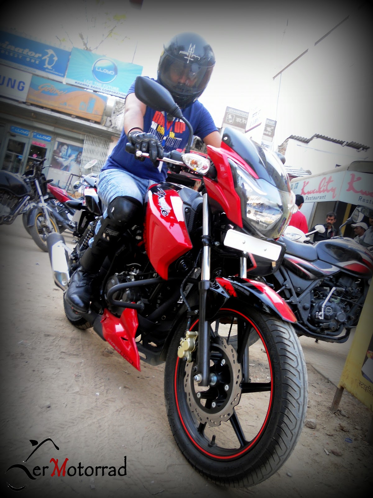 Tvs Apache Rtr 160 Red And Black
