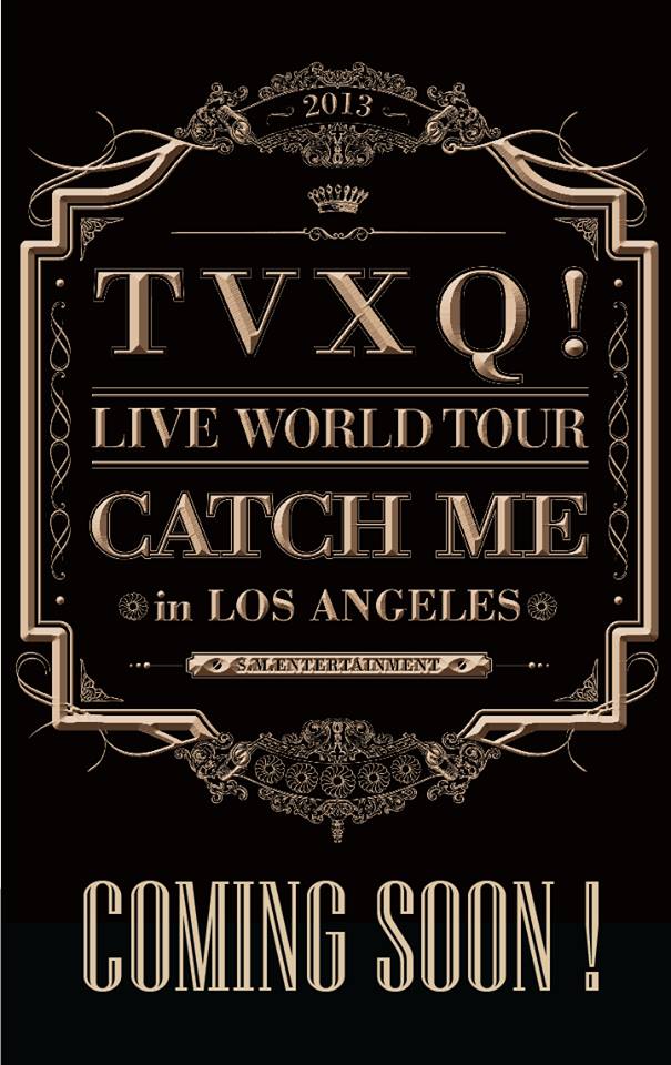 Tvxq Catch Me World Tour Merchandise