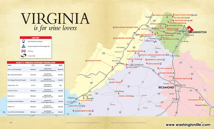Wineries In Virginia Map